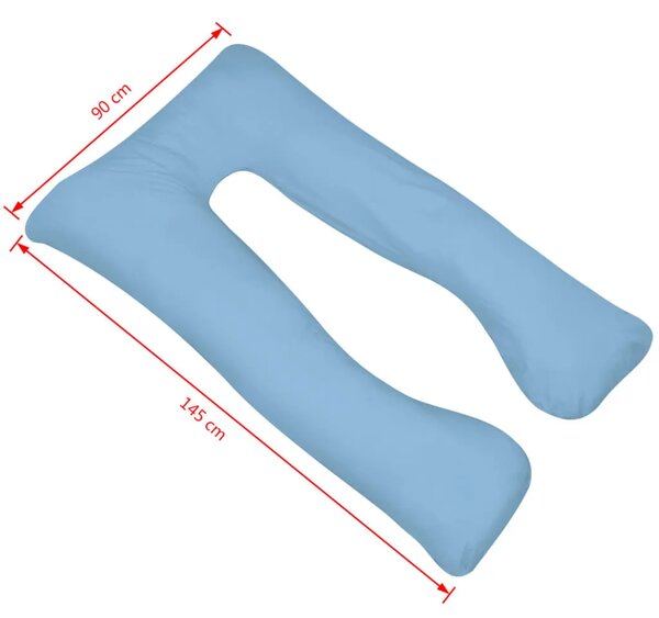 Jastuk za trudnice 90x145 cm Svijetlo Plavi - Plava 90 x 145 cm 1 Plava