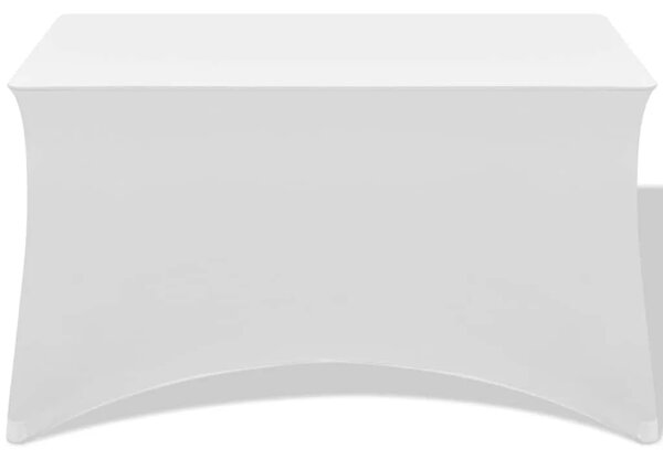 Rastezljivi Stolnjak 2 kom 183x76x74 cm Bijeli - Bijela 183 x 76 x 74 cm 2 Bijela