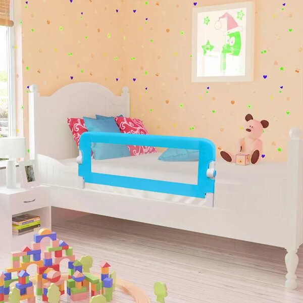 Sigurnosna ograda za dječji krevetić 102 x 42 cm plava - Plava 102 x 42 cm 1 Plava