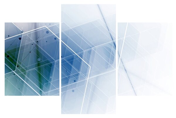 Slika - Geometrijski liki (90x60 cm)