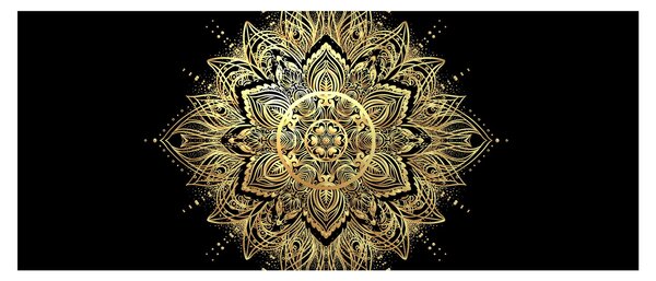 Slika - Mandala bogastva (120x50 cm)