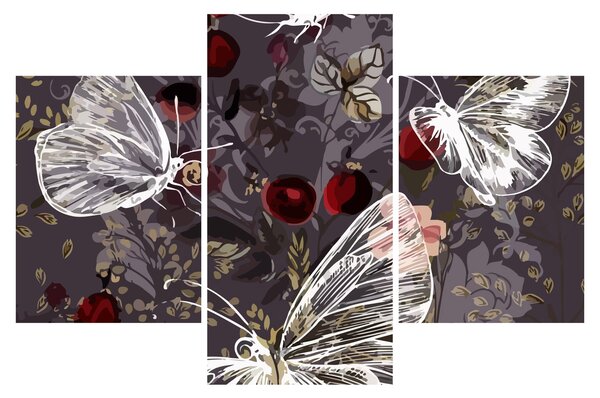 Slika metuljev (90x60 cm)