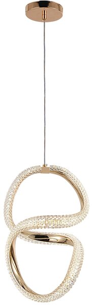 Viseća LED lampa G077-3CPR Gold