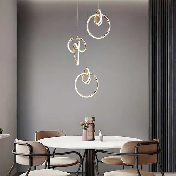Viseća LED lampa G072-3CPR Gold