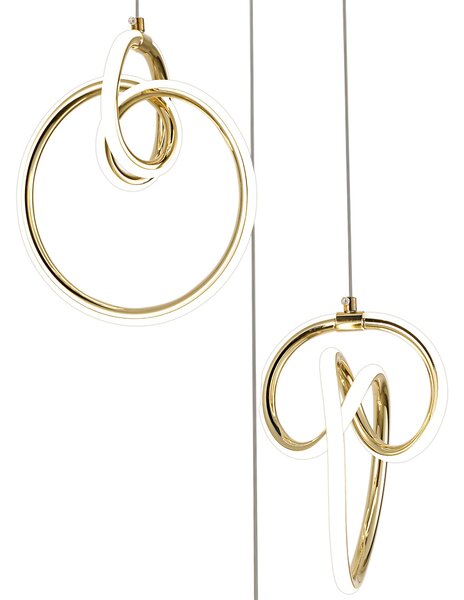 Viseća LED lampa G072-3CPR Gold