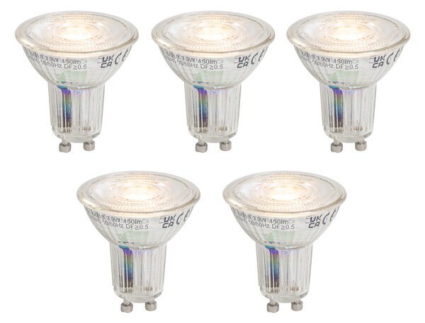 Set od 5 GU10 50 prigušivih LED žarulja 3,9W 450 lm 2700K dugotrajne