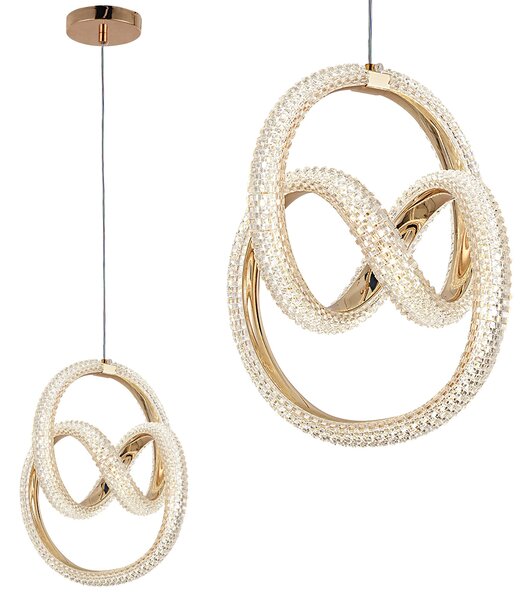 Viseća LED lampa G068-CP Gold