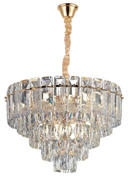 Visilica s kristalima G056-CP 50cm GOLD