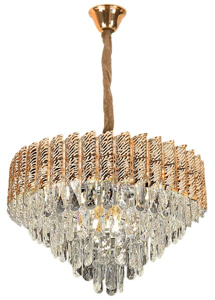 Visilica s kristalima G054-CP 50cm GOLD