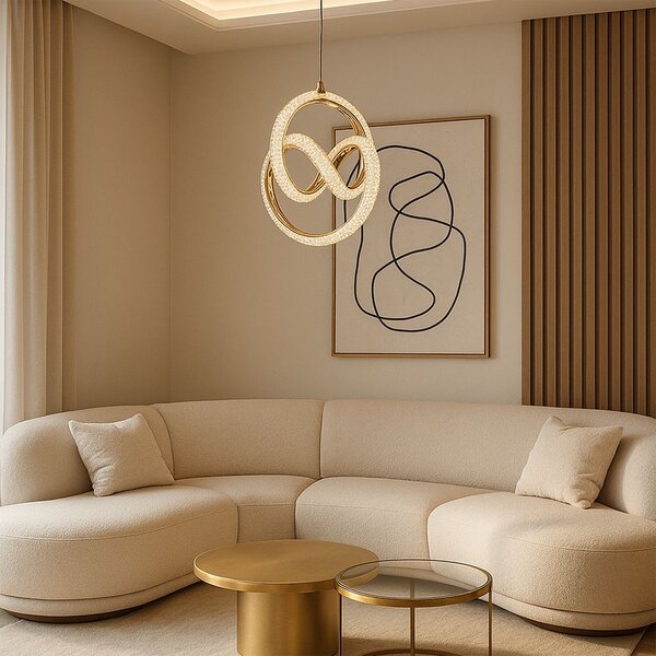 Viseća LED lampa G068-CP Gold