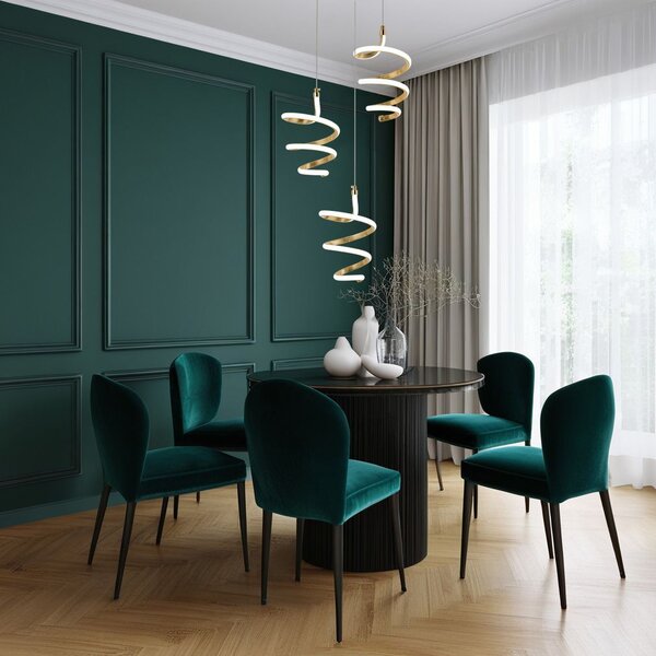 Viseća LED lampa G075-3CPR Gold