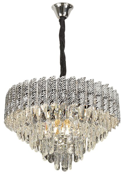 Visilica s kristalima G055-CP 50cm CHROME