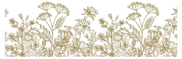 Slika - Travniške rože (120x50 cm)