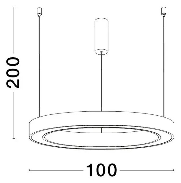 STING VISILICA LED 60W/3000K/3389lm/DIMM/IP20/BRONCA NL9558608