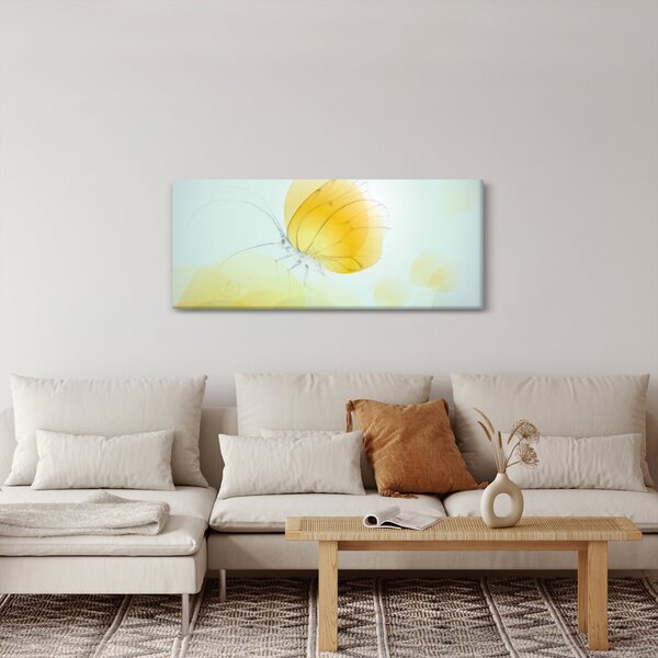 Slika - Rumeni metulj (120x50 cm)