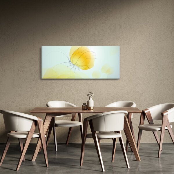 Slika - Rumeni metulj (120x50 cm)