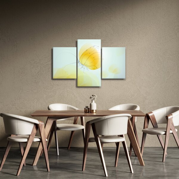 Slika - Rumeni metulj (90x60 cm)