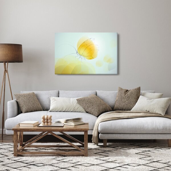 Slika - Rumeni metulj (90x60 cm)