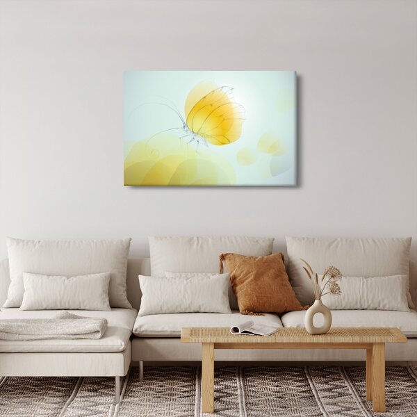 Slika - Rumeni metulj (90x60 cm)