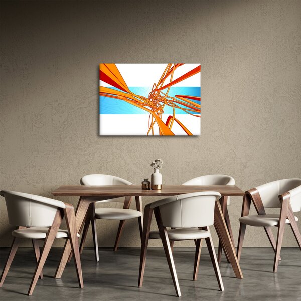 Slika - Prepletene črte, abstrakcija (70x50 cm)