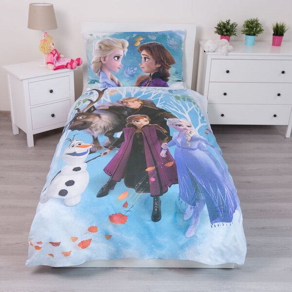 Pamučna dječja posteljina za krevet za jednu osobu 140x200 cm Frozen – Jerry Fabrics