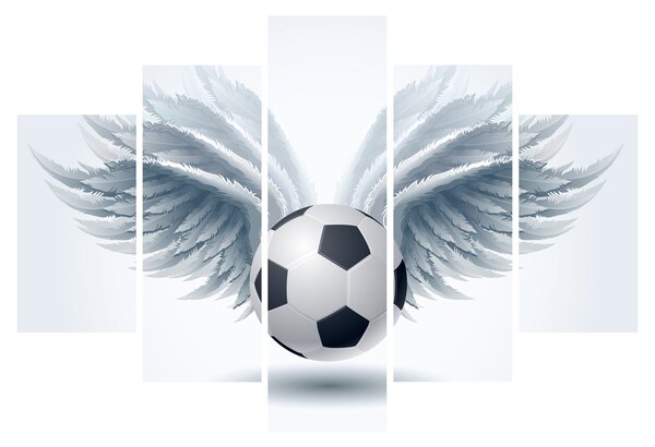 Slika - Balon s krili (150x105 cm)