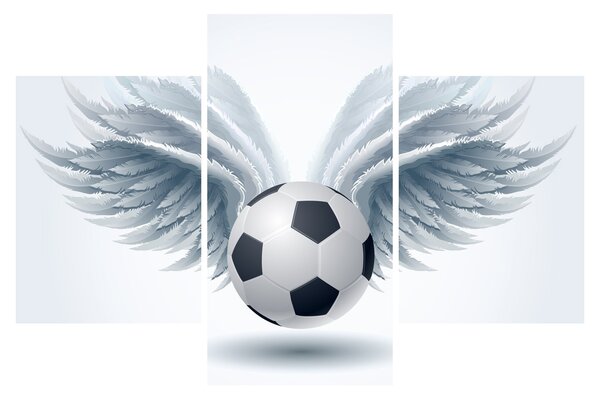 Slika - Balon s krili (90x60 cm)