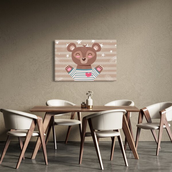 Slika - Ljubeči medvedek (90x60 cm)