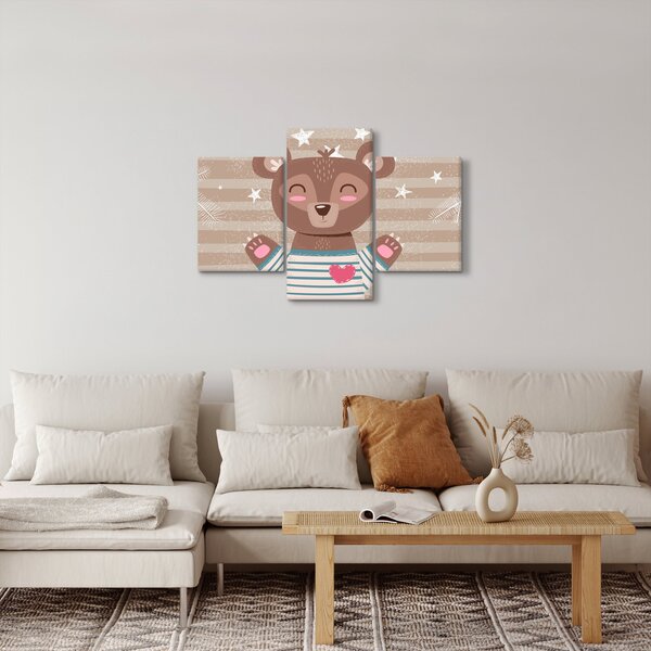 Slika - Ljubeči medvedek (90x60 cm)
