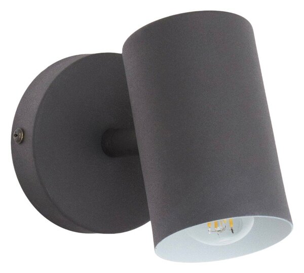 Crna metalna zidna lampa Manie – Kave Home
