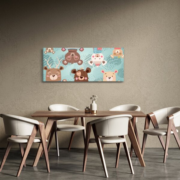 Slika - Veseli medvedki (120x50 cm)