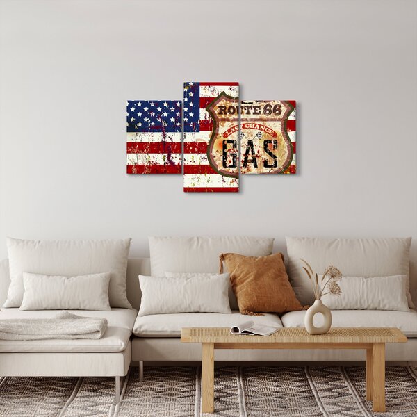 Slika - Vintage zastava (90x60 cm)
