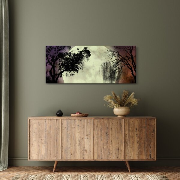 Slika - Polna luna nad površjem (120x50 cm)