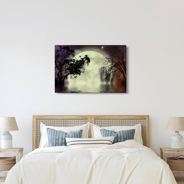 Slika - Polna luna nad površjem (90x60 cm)