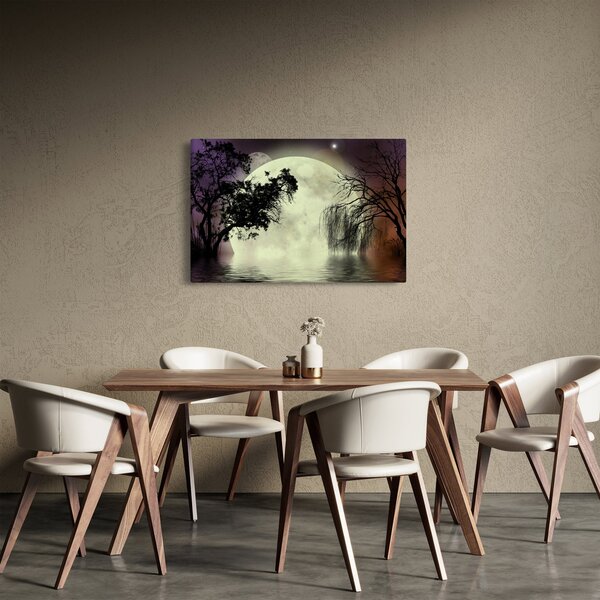 Slika - Polna luna nad površjem (90x60 cm)