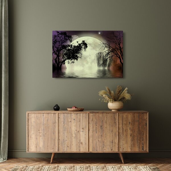 Slika - Polna luna nad površjem (90x60 cm)
