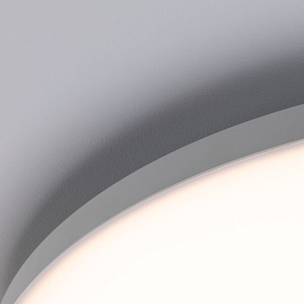 Paulmann Velora LED panel ZigBee CCT okrugli Ø 60 cm, prigušiva, Bijela, Dnevni boravak/blagovaonica, Metal