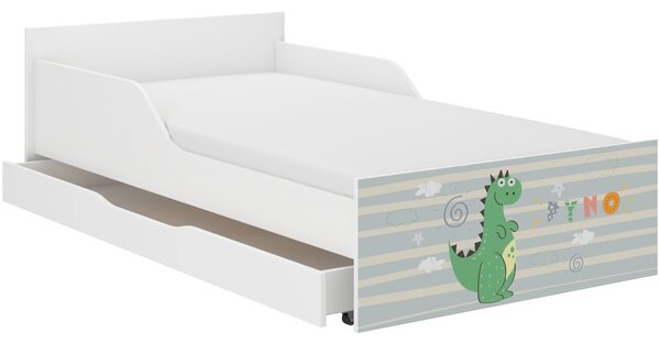 Prekrasan dječji krevetić sa zmajem iz bajke 180 x 90 cm