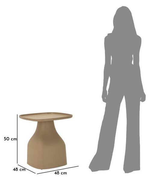 Plastični okrugao pomoćni stol ø 48 cm Gea – Mauro Ferretti