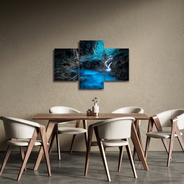 Slika - Čarobna noč v tropskem gozdu (90x60 cm)