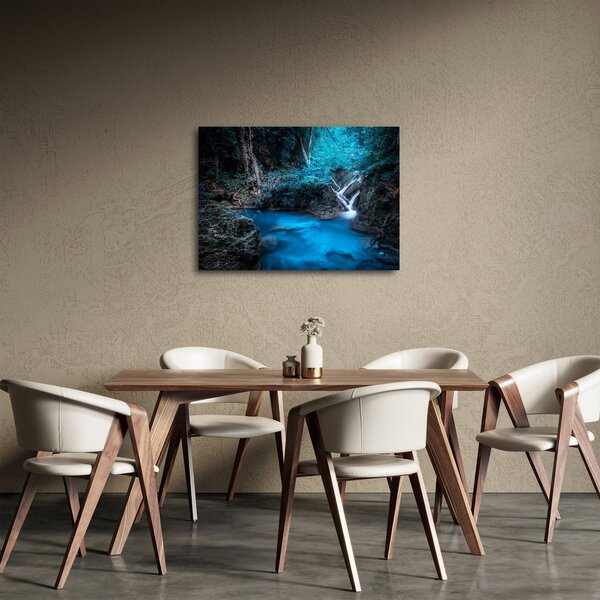 Slika - Čarobna noč v tropskem gozdu (70x50 cm)