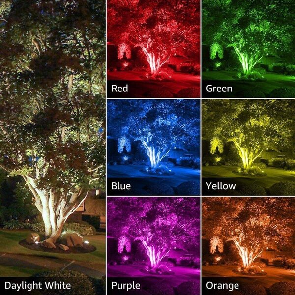 2x vanjski LED reflektor RGB s udaljenim 50W IP65