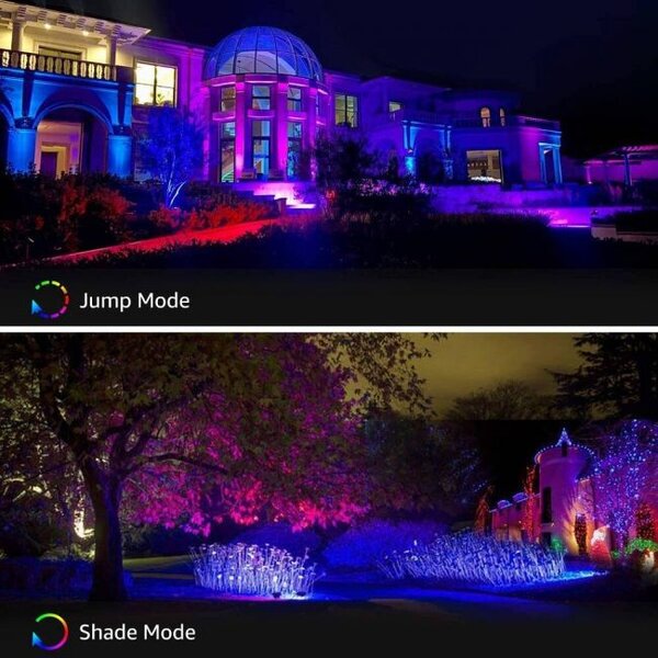 2x vanjski LED reflektor RGB s udaljenim 50W IP65