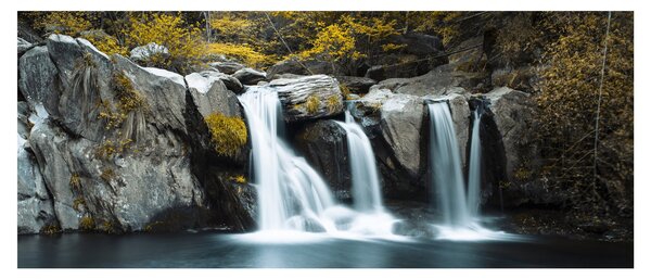 Slika - Slapovi, Lushan, Kitajska (120x50 cm)