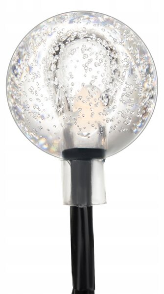 LED RGB 10 vanjski solarni ukrasni vijenac IP44 6M 7 funkcija