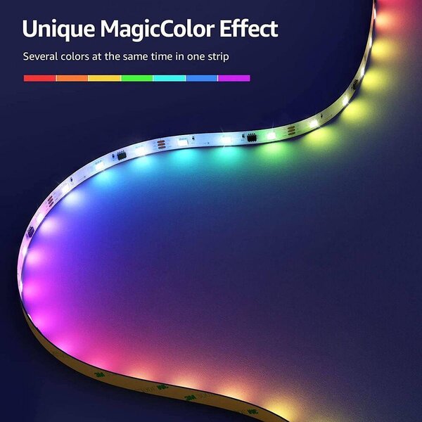 5m set LED Strip RGB samo -Adhesive 150 LED SMD 5050 Glazba