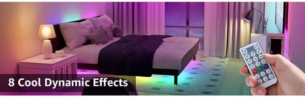 5m set LED Strip RGB samo -Adhesive 150 LED SMD 5050 Glazba
