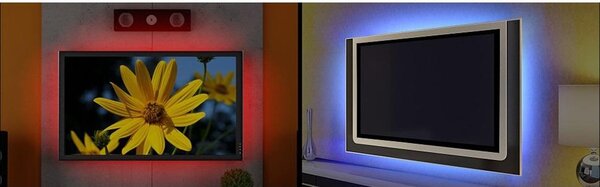 TV 5050 LED Strip RGB 2M USB IP65 - TV rasvjeta