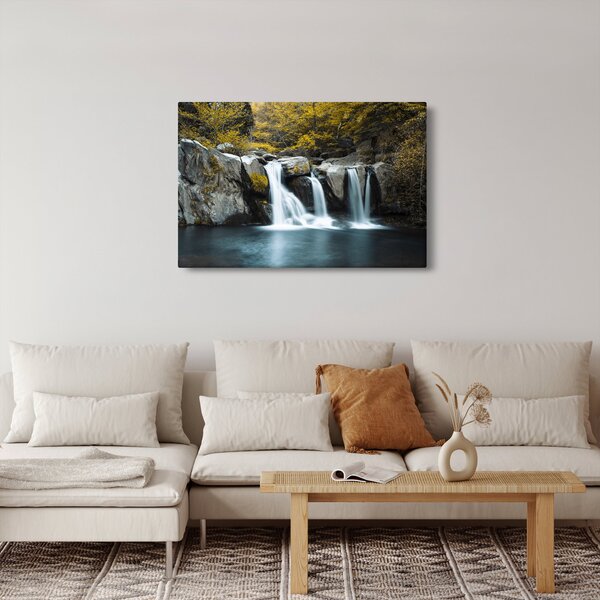 Slika - Slapovi, Lushan, Kitajska (90x60 cm)