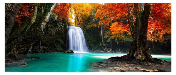 Slika - Emerald Lagoon (120x50 cm)